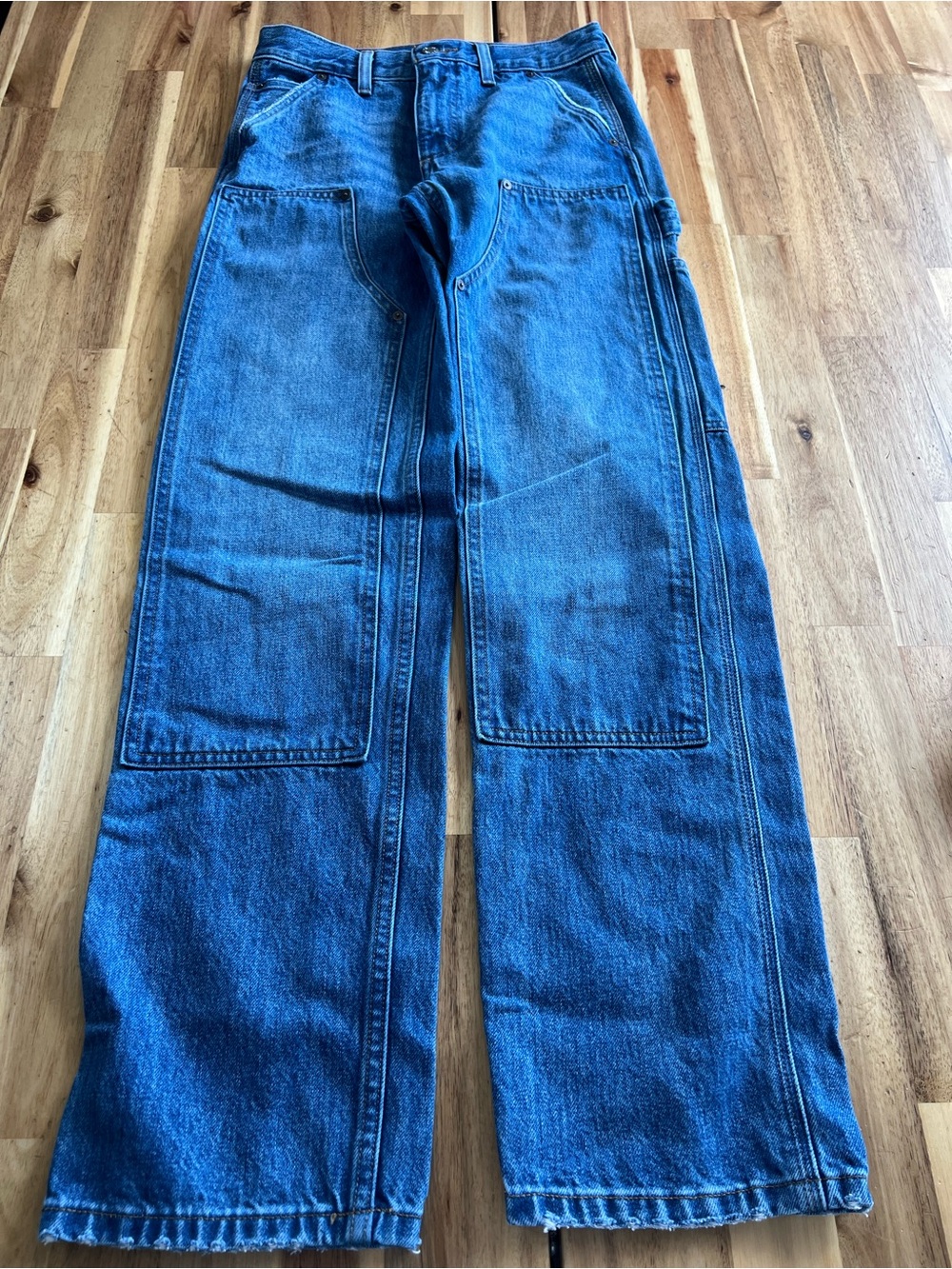 Denim Forum The Carpenter Lo-Rise Loose Jeans Size 23